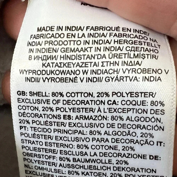 The North Face Women’s Garment Dye Half Zip Hoodie Size Small Dusty Periwinkle - Picture 9 of 10